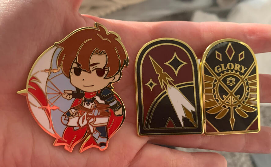 TKA Enamel Pins (B grade) - 5 pts