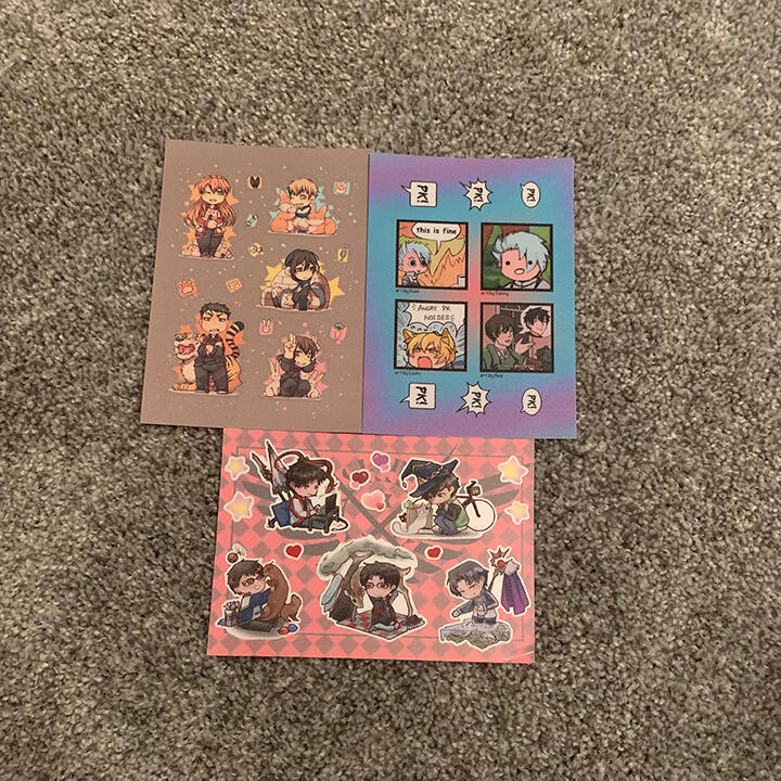 Sticker Sheets - 2 pts each